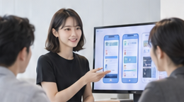홈페이지·앱·ERP 개발 상담 장면