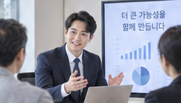 프랜차이즈 브랜드 M&A 상담 장면