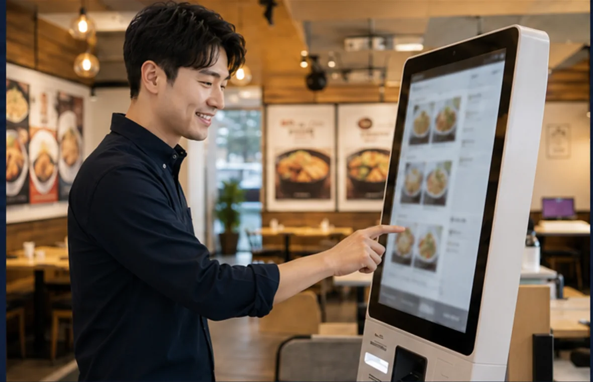 결제와 주문 흐름을 확인하는 매장 화면